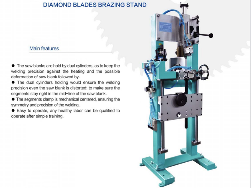 ZG-HFW-F Diamond Saw Blade Segment High Frequency Induction Heating Brazing Machine with Welding Frame