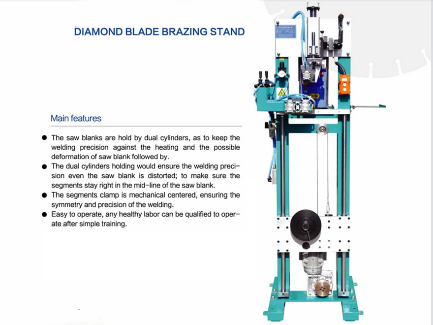 ZG-HFW-F Diamond Saw Blade Segment High Frequency Induction Heating Brazing Machine with Welding Frame