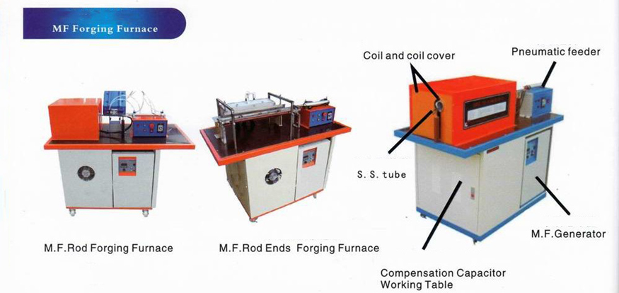 ZG-MFF Series 15-300kw Medium Frequency Induction Heating Forging Furnace (Water Cooling)