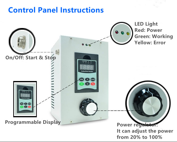 2.5KW Electromagnetic Induction Heating Main Controller