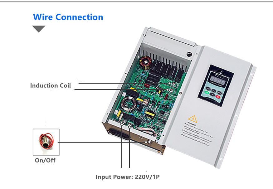 5KW/220V-1P Energy Saving Electromagnetic Induction Heater