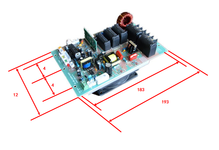 2.5KW Electromagnetic Induction Heating Main Circuit Board