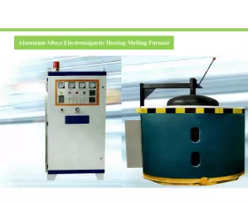 ZG-EHL Aluminum Alloys Induction Melting Furnace (electromagnetic heating, water-cooled)