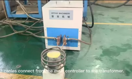 Installation of ZG-HF80 High Frequency Induction Heating Hardening Machine